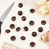 16Pcs 1-Hole Cowhide Shank Buttons FIND-CY0002-04A-4
