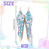 1Pc Flat Round Acrylic Sequin Body Chains AJEW-GA0010-40-2