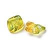 Two Tone Transparent Acrylic Beads OACR-Z041-11-3