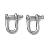 304 Stainless Steel Ring Clip Buckles for Bag Chain Strap STAS-C165-02A-P-1