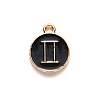 Alloy Enamel Pendants ENAM-S124-01B-08I-2