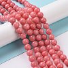 Natural Malaysia Jade Beads Strands G-A146-6mm-B08-6