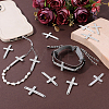 12Pcs Religion Alloy Crystal Rhinestone Connector Charms FIND-PH0038-15S-4