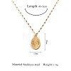 304 Stainless Steel Pendant Necklaces WGFEF8E-10-1