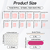 1 Bag ABS Plastic Full Cover Press On False Nails MRMJ-CP0001-56-2
