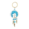 Woven Net/Web with Wing Pendant Keychain KEYC-JKC00481-04-1