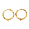 Ion Plating(IP) 304 Stainless Steel Hoop Earring Findings STAS-G339-01G-1