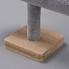 Velvet T-Shaped Bar Bracelet Display Stands with Wooden Base AJEW-WH0471-148C-2