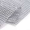 24 Rows Plastic Diamond Mesh Wrap Roll DIY-L049-05K-3