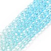 Transparent Glass Beads Strands GLAA-L045-02A-03-2
