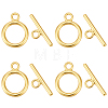 925 Sterling Silver Toggle Clasps STER-BC0004-38G-1