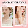 14Pcs 7 Colors Transparent Resin with Paillette Beads RESI-YW0006-12-6
