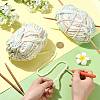 Soft Crocheting Polyester Yarn YCOR-FZC0001-01C-4