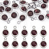 20Pcs Faceted Glass Charms RGLA-TADJ0001-01E-1