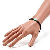 Cross Stretch bracelet for Girl Women BJEW-JB06957-01-3