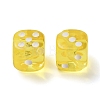 Spray Printed Transparent Acrylic Beads AC-CBA40CF-01B-1