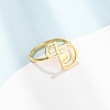 Brass Finger Rings for Women KK-CBA3D94-02G-1