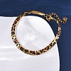 304 Stainless Steel Snake Chain Bracelets for Women BJEW-A034-03G-5