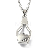 Alloy Resin Pendant Necklaces NJEW-B0003-01P-2