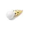 Christmas Brass Enamel Pendants KK-L258-05G-A01-2
