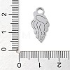 Anti-Tarnish 304 Stainless Steel Pendants STAS-M076-03P-3