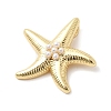 Brass ABS Plastic Pearl Pendants KK-H529-41G-2