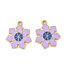 304 Stainless Steel Enamel Pendants STAS-L300-012G-44-1