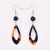 Cellulose Acetate(Resin) Dangle Earring EJEW-JE03159-05-1