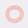 Zinc Alloy Filigree Joiners Links LS-PALLOY-WH0076-41RG-RS-1