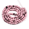 Baking Paint Glass Beads Strands DGLA-N013-8mm-09-2
