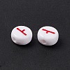 Opaque Acrylic Beads SACR-E008-01A-5