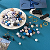 DIY Beaded Keychain Bracelet Making Kit DIY-TA0004-23-52