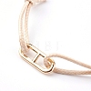 Korean Waxed Polyester Cord Bracelets BJEW-JB06003-05-2