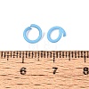 Spray Painted Iron Open Jump Rings IFIN-T017-04C-04-3