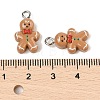 Christmas Theme Opaque Resin Pendants RESI-S08-02R-3