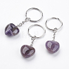 Natural Amethyst Keychain KEYC-F019-02C-1