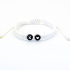 Resin Beads Braided Bead Bracelets FS-WG7326D-24-1