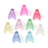 UV Plating Transparent Acrylic European Beads OACR-M027-02A-2
