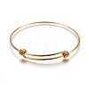 304 Stainless Steel Bangles BJEW-F357-01G-1