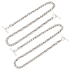Alloy Wheat Chain Bag Handle FIND-WH0125-60-1