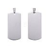 Tarnish Resistant 304 Stainless Steel Big Pendants LS-STAS-I140-19B-S-2
