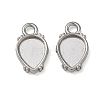 304 Stainless Steel Pendant Cabochon Settings SA-CBAE5AC-06P-1
