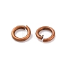 Brass Open Jump Rings KK-G514-01A-R-2