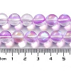 Synthetic Moonstone Beads Strands G-P528-J03-19-4