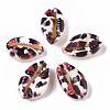 Printed Natural Cowrie Shell Beads X-SSHEL-R047-01-B04-2
