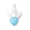 Angel and Heart Pendants PALLOY-JF03789-3