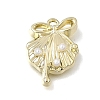 Brass & Plastic Pearl Pendants PL-CBAE379-07LG-B-1