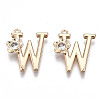 Brass Pendants KK-Q768-001G-W-1