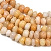 Natural Yellow Jade Beads Strands GG-CBACF26-A02-01-3