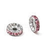 304 Stainless Steel Rhinestone Spacer Beads RB-CBA18B7-01P-15-2
